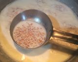 A picture of step 5 of Payesh / Kheer.