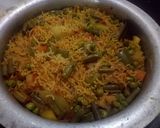 A picture of step 15 of Vegetables pulao.