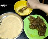 A picture of step 4 of Mutton chaap fry.