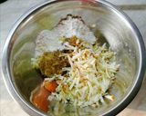 "Cukkini tócsni" sütőben sütve recept fázis 4 fotója