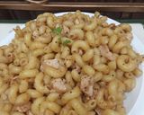 A picture of step 5 of Five ingredients chicken tikka pasta.