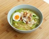Foto langkah ke 9 dari resep Mie Kuah Ayam Labu Siam Devina Hermawan.