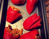 Foto del paso 3 de la receta: Exquisitos pimientos de piquillo rellenos de atún y bocas de mar con salsa, Fácil y rápido de hacer