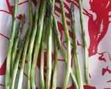 Foto del paso 1 de la receta Ramillete de espárragos 2cocciones con bechamel 4 quesos