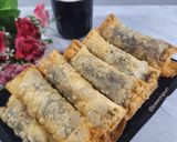 Foto langkah ke 4 dari resep Pisang Cokelat Kulit Pangsit.