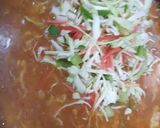 A picture of step 8 of Hot n Sour Soup 🌶😋.
