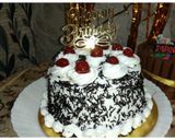 A picture of step 10 of Black Forest Cake.