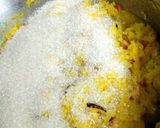 A picture of step 3 of Teiri (sweet rice).