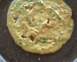 A picture of step 3 of Carrot Besan Chilla.