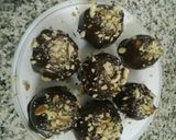 A picture of step 10 of Tripe layered chocolate nutty truffle.