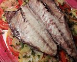 Foto del paso 8 de la receta Jurel negro de tarifa al horno, con patatas al ajo y perejil
