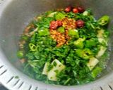 A picture of step 3 of Palak Alo ki sabzi.