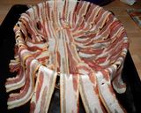 Baconos makaróni torta recept fázis 8 fotója