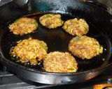 A picture of step 4 of Quinoa-mung veggie cutlets.