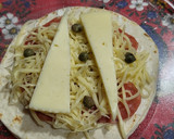 Foto del paso 4 de la receta: Torti-pizzetta cuatro quesos