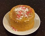 A picture of step 27 of Cinnamon Spice Crunch Layer Cake.