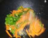 A picture of step 2 of Veg chowmein.
