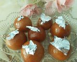 A picture of step 7 of Bread gulab jamun/instant gulab jamun.