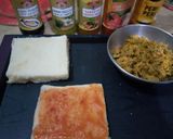 A picture of step 3 of Mexican Sandwich.