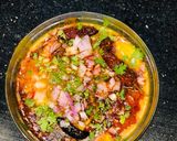 A picture of step 11 of Dal dhokli.