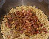 A picture of step 9 of Bacon Mushroom Pasta.