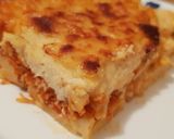 Pas rețetă Pastitio cu tofu afumat și cremă bechamel 7 fotografie
