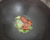 A picture of step 11 of Mathanga puli curry.
