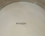 A picture of step 6 of Rice kheer.