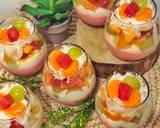 Cara Membuat Fruit Salad With Strawberry Pudding 9