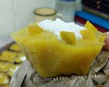 รูปขั้นตอนการทำที่ 4 ของ ขนมฟักทองนึ่ง(กระทงใบตองแห้ง) สูตรป้าหมู