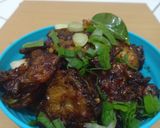 Foto langkah ke 9 dari resep Terong Krispi Bumbu Kecap.