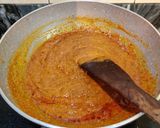 A picture of step 9 of KADHAI PANEER..