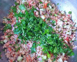 Foto del paso 9 de la receta: Tabulé de bulgur de vegetales con menta y yogur agrio