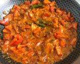 A picture of step 9 of Matar Mushroom Butter Masala.