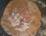Une image de l'étape 4 de Pains garnis saumon-courgette-fromage frais.
