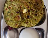 A picture of step 7 of Methi thepla.