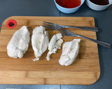 Foto del paso 2 de la receta: Carne de Pollo Deshilachada/Desmechada