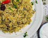 A picture of step 8 of Moong daal ki Khichri.