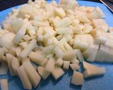 A picture of step 2 of Saboodanyachi Khichadi.