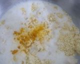 A picture of step 1 of Khandvi.