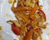 A picture of step 4 of Chicken Fajitas with Yogurt and Cheese.