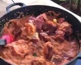A picture of step 5 of Indonesian Beef Rendang.