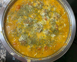 Foto del paso 7 de la receta: Albóndigas rellenas de queso con salsa al queso y orégano