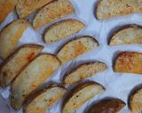 A picture of step 8 of Mexican potato wedges.