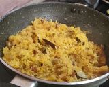 A picture of step 8 of Sindhi Taheri in special sindhi style Sweet Rice.