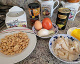 Foto del paso 1 de la receta: Empedrat, ensalada con bacalao, cebolla y encurtidos