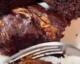Φωτογραφία βήματος 2 της συνταγής Brownies με 3 μόνο υλικά 🥁 120 kcal / κομμάτι μόνο 😎