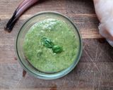 Foto del passaggio 2 della ricetta Tagliolini con rana pescatrice e pesto