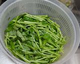 沙茶豬肉空心菜的食譜步驟1照片