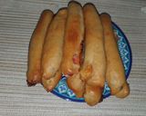 Foto del paso 6 de la receta: Salchichas envueltas en masa fina.